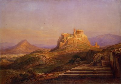 View of the Acropolis from the Pnyx by Muller Rudolph